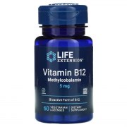 Заказать Life Extension Vitamin B12 Methylcobalamin 5 мг 60 вег lozenges